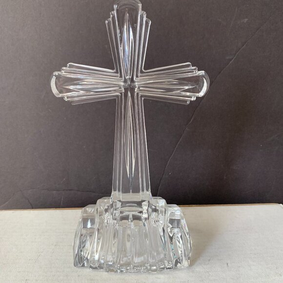 WATERFORD MARQUIS CRYSTAL CROSS OF THE FAITHFUL - Picture 1 of 9